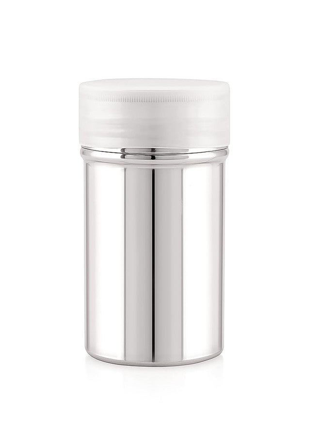 GS Kitchenware Stainless Steel Powder Shaker with Screw-On Cap, 300 ML, Kitchen Dredger for Spices, Sugar, Salt, Flour. - Image 2